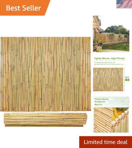 Tropical bamboo privacy fence - bamboo,