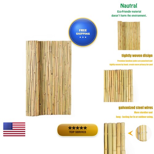 Mininfa natural rolled bamboo - natural,