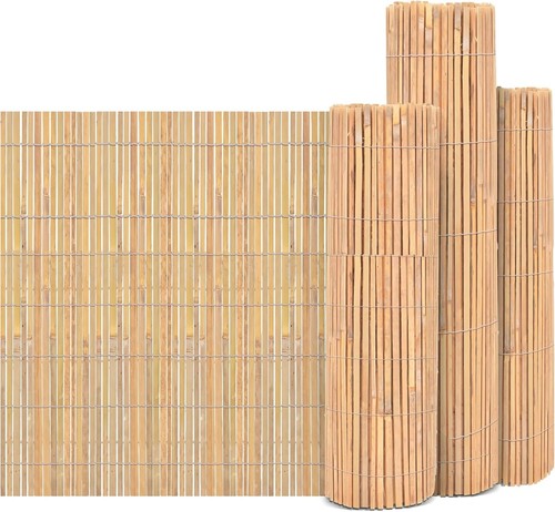 Bamboo slat fence - bamboo,