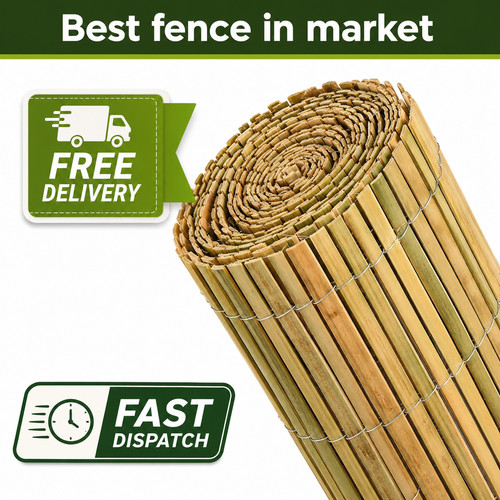 Bamboo fence screen - bamboo,