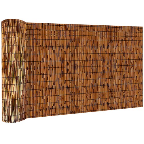 Bamboo privacy fence - bamboo, light