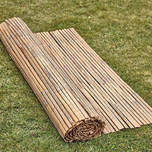 Bamboo slat screening roll - bamboo,