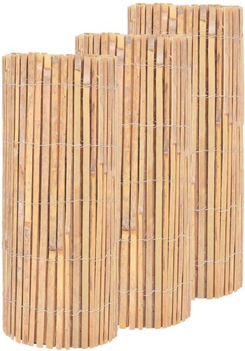 Bamboo slat garden - garden, privacy