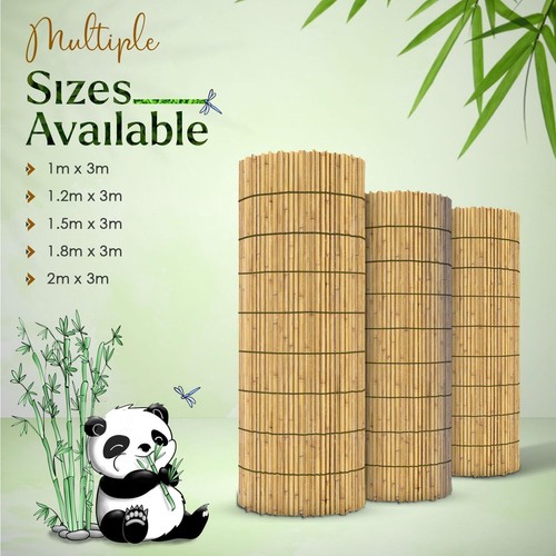 Bamboo screening roll natural - bamboo,