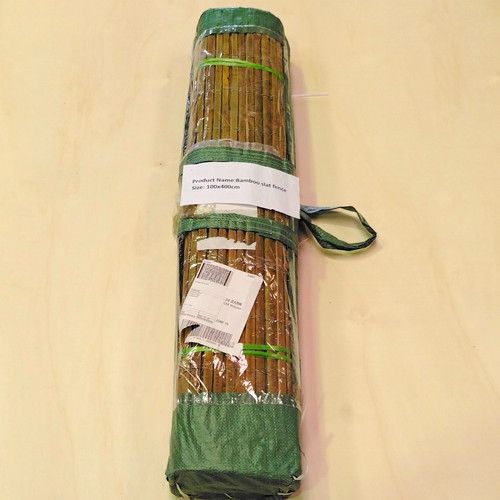 Bamboo slat fence - slat, garden