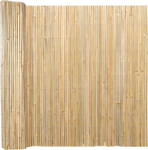 Natural bamboo slat screening - bamboo,