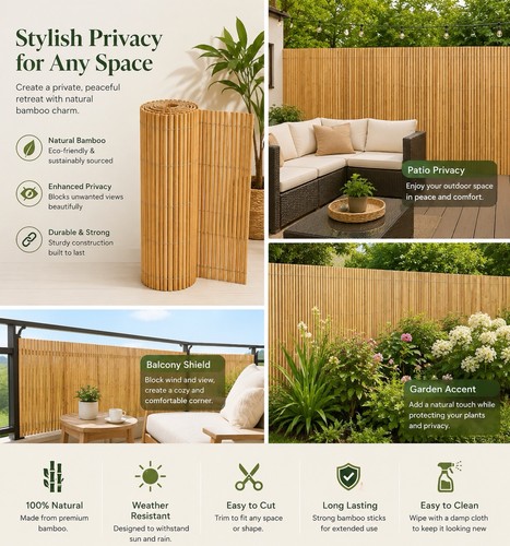 Natural bamboo strong garden - strong,