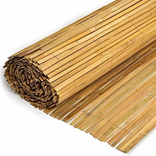 4M Bamboo Slat Fence Screen
