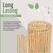 Bamboo Slat Fence Screen Roll