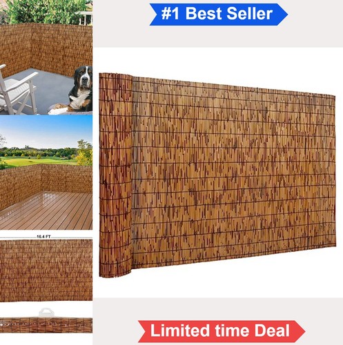 Natural reed fence feet high - fence,