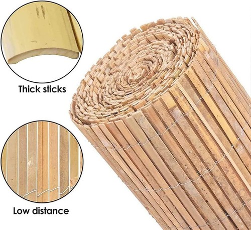 Bamboo slat fence roll - fence,