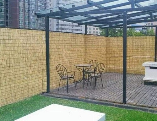 Natural bamboo reed screening - natural,