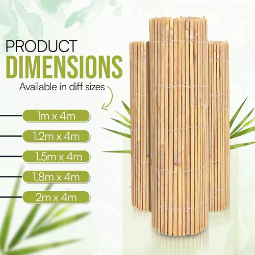 Split bamboo slat - split,