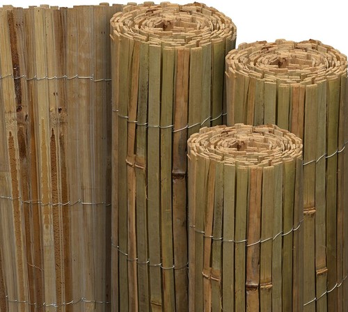 Bamboo slat natural garden - natural,