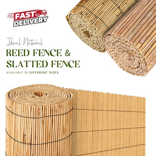 Bamboo fence slat - slat, roll
