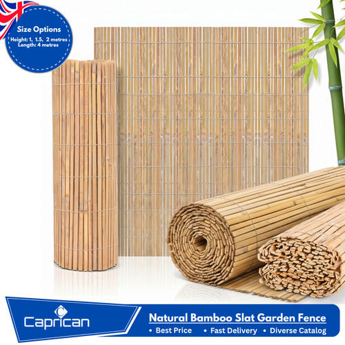 Natural bamboo slat - natural, garden