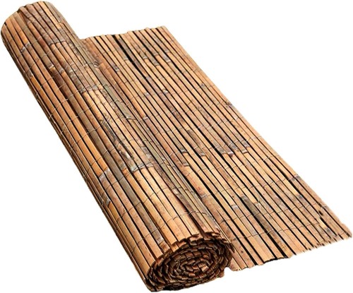 Bamboo slat fence - fence, privacy