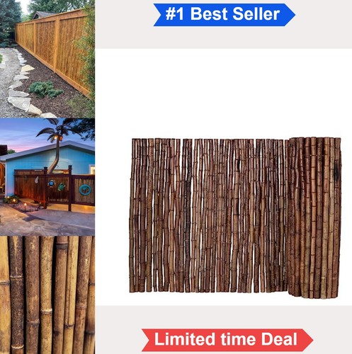 Bamboo fence roll - fence, x