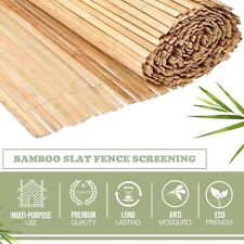 Bamboo Slat Fence Screen Roll