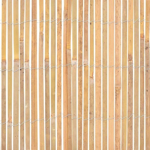 Bamboo slatted fence - bamboo,