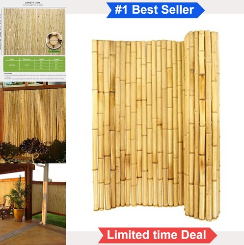 Bamboo fence roll high 8 - fence,