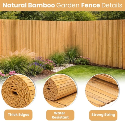 Bamboo slat fencing roll - slat,